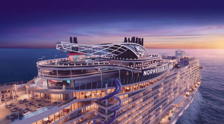 Le Norwegian Prima de Norwegian Cruise Line. DR