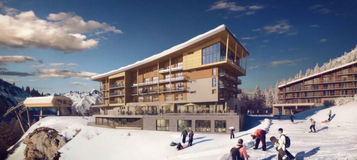 Le Taj I Mah, premier 5* aux Arcs. DR