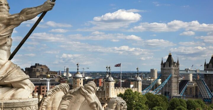 Vue depuis le Four Seasons London. DR