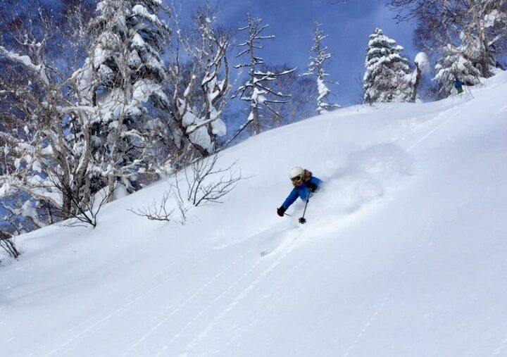 Skier au Japon. DR Skier au Japon. DR