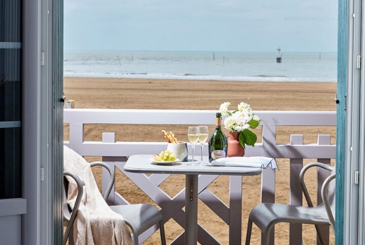 Face à la mer, au Flaubert, à Trouville. D.R