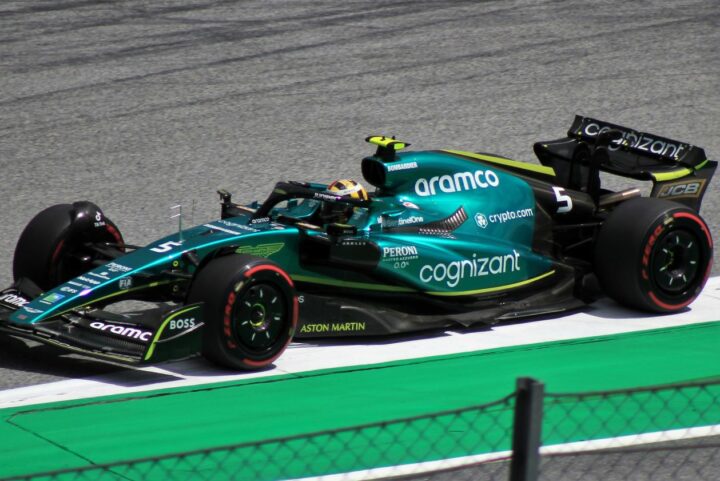 La F1 d'Aston Martin. DR