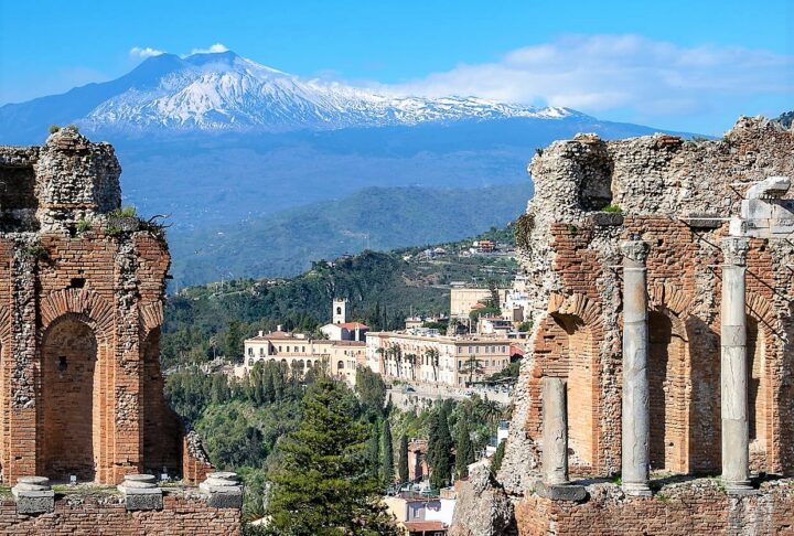 L’Etna en arrière plan. DR L'Etna en arrière plan. DR