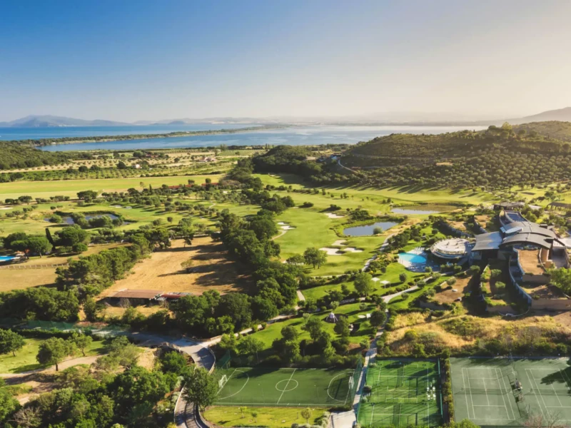 Argentario-Resort-golf-welness vue aérienne