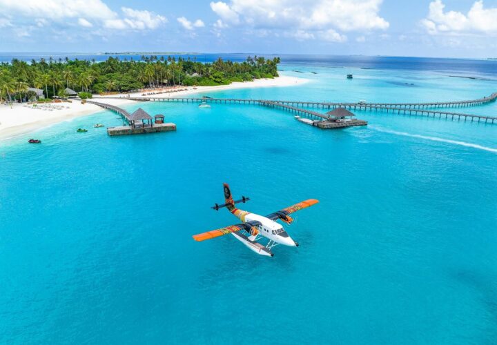 Hydravion à Iru Fushi Maldives. DR