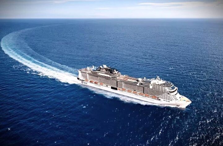 Le MSC Virtuosa en mer. DR2 Le MSC Virtuosa en mer. DR2