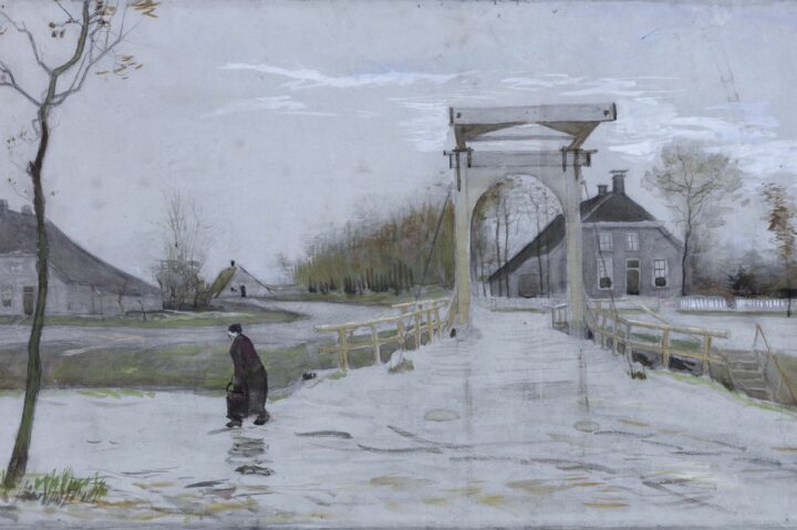 Pont levis à Nieuw Amsterdam, de Van Gogh. DR Pont levis à Nieuw Amsterdam, de Van Gogh. DR