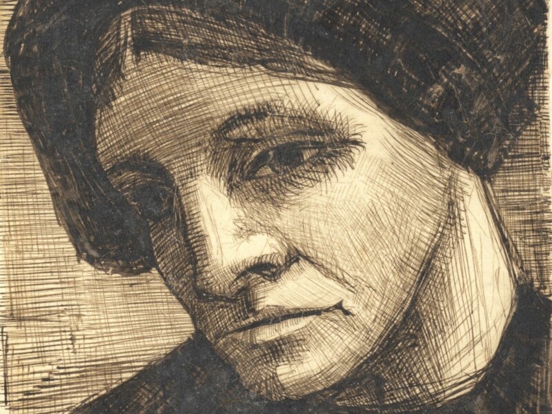 Portrait de femme, Vincent Van Gogh, Drenthe. DR