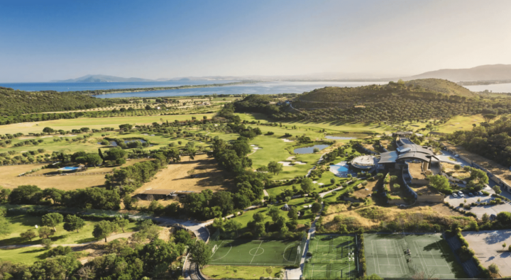 Argentario vue aérienne Argentario Hôtel et Golf