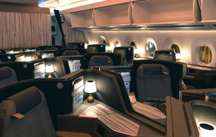 Une cabine business de China Airlines. DR Une cabine business de China Airlines. DR