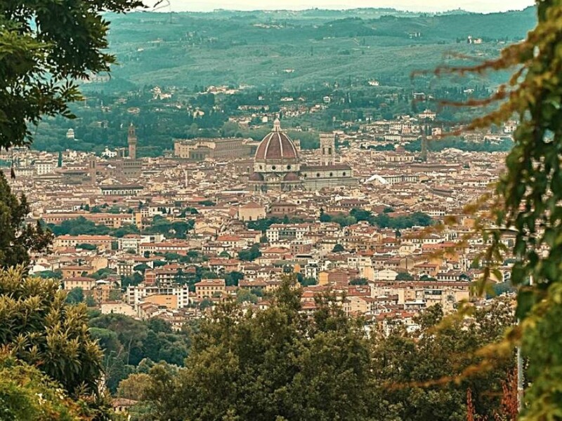 Le Collegio alla Querce surplombe Florence. DR