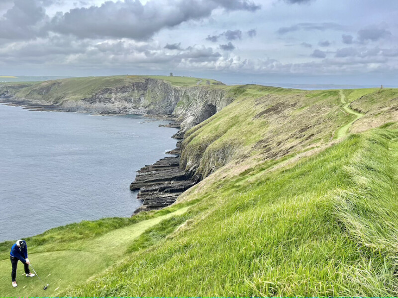 Départ du trou signature du Old Head Golf Links