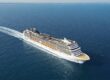Le MSC MAGNIFICA vu d'avion. DR