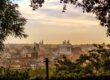 Rome depuis la Villa Pamphili Roma. DR