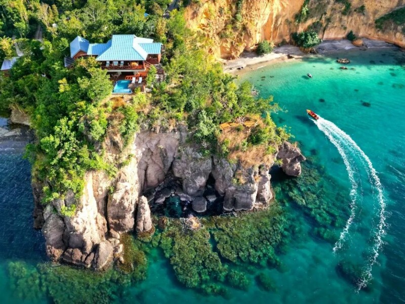 Secret Bay, à La Dominique. DR