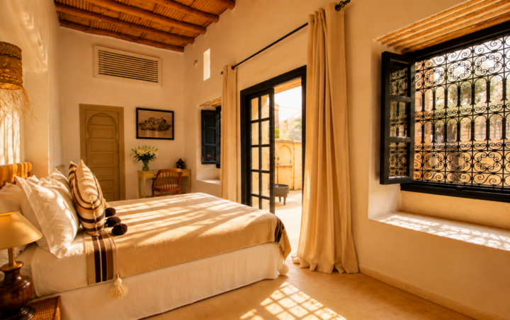 Chambre bérbère double à Tagaret Lodge. DR