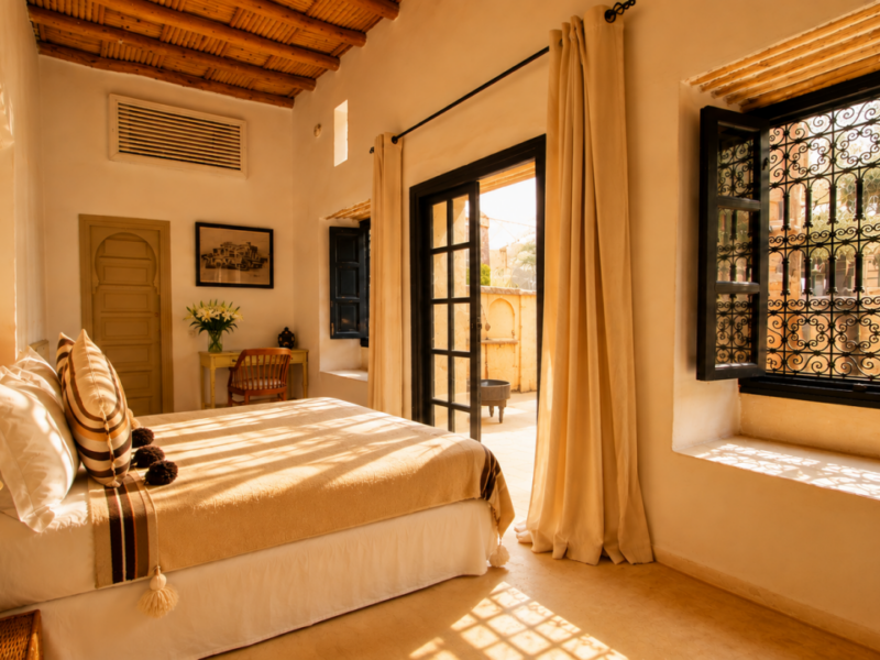 Chambre bérbère double à Tagaret Lodge. DR